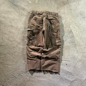 Brown Flannel Lined Workwear Pants